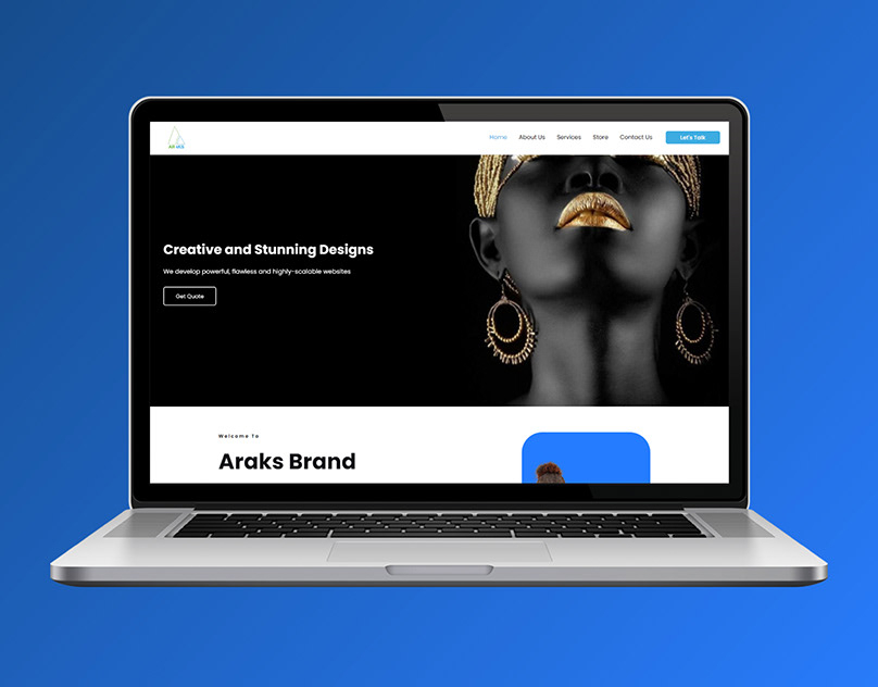 Araks-Brand-Website-Design